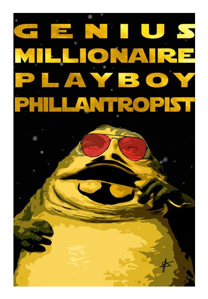 PosterGully Specials, Jabba the Hutt Star Wars  Wall Art