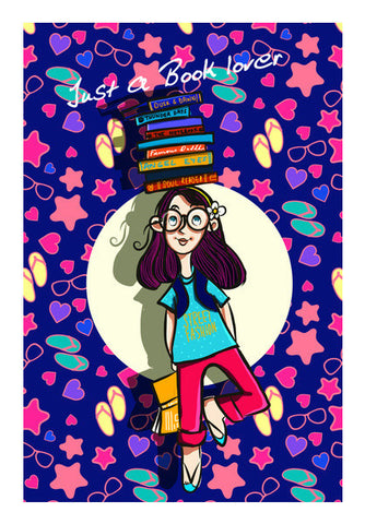 Just A Book Lover Art PosterGully Specials