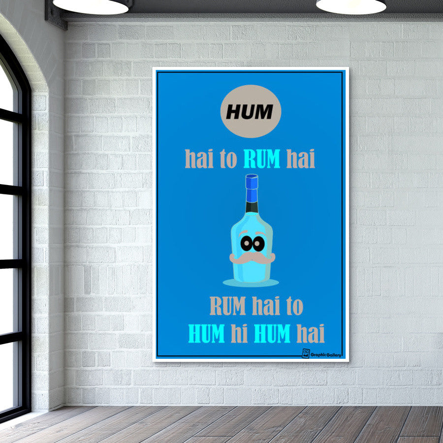 Hum hai to Rum hai Wall Art