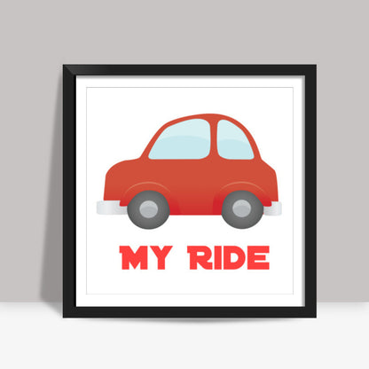 Dream car Square Art Prints