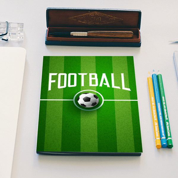 Football In The Center Of Ground | #Footballfan Notebook