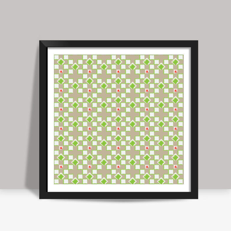 Woven Pattern 3.0 Square Art Prints