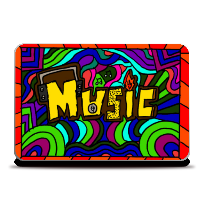 Laptop Skins, MUSIC TECH Laptop Skin | Agm Artworks, - PosterGully