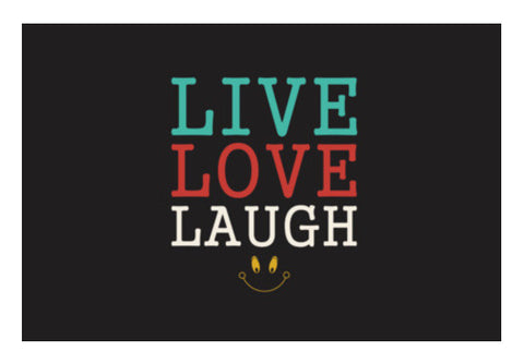 Live Love Laugh Art PosterGully Specials