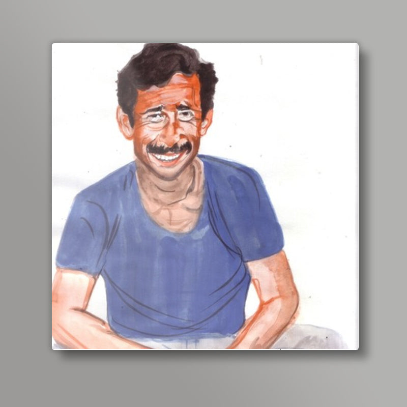 Naseeruddin Shah excelled in his portrayals Square Art Prints