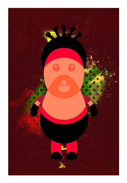 Fat Man Art PosterGully Specials