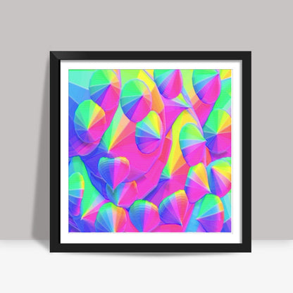 Colorful parasite Square Art Prints