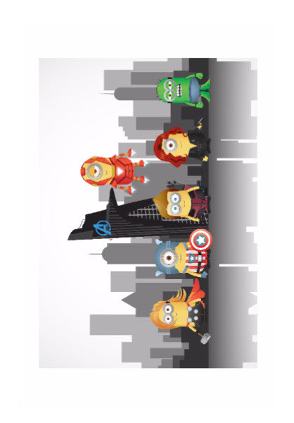 Wall art, Minion Avengers, - PosterGully