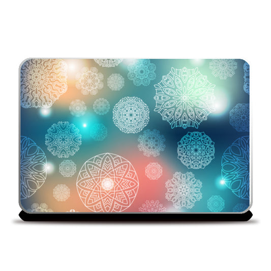 Shapes Floating Laptop Skins