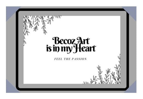 PosterGully Specials, Art is in my heart Wall Art