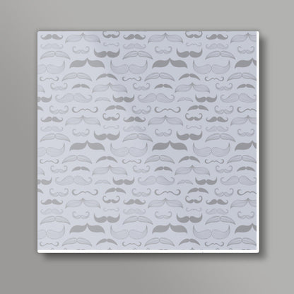 Mustache / Fathers / Best Dad Square Art Prints