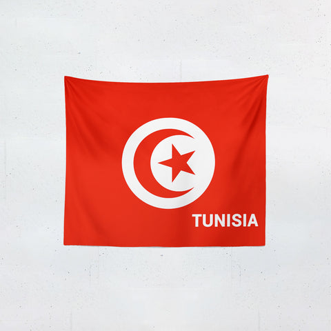 Tunisia Flag Tapestries | #Footballfan