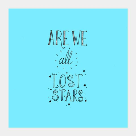 Lost Stars(blue) Square Art Prints PosterGully Specials