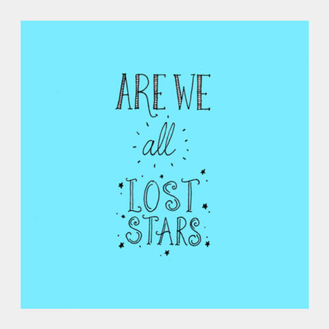 Lost Stars(blue) Square Art Prints