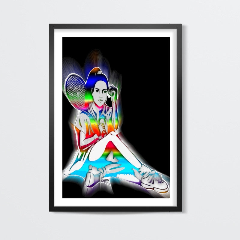 Tennis player Wall Art