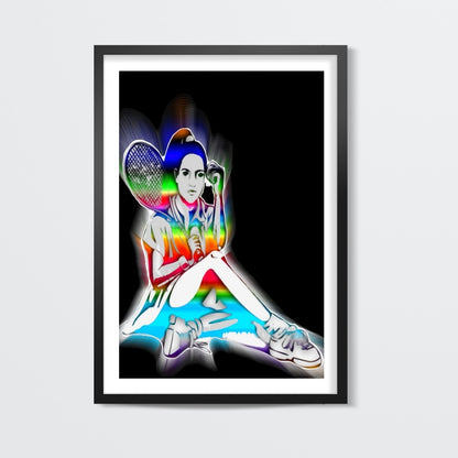 Tennis player Wall Art