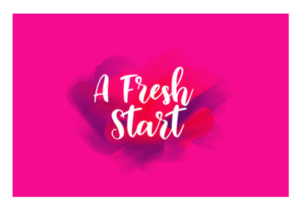 A Fresh Start  Wall Art