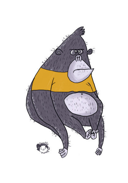 Grumpy Chimpy Art PosterGully Specials