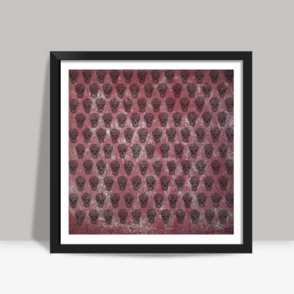 Many Skulls Square Art Prints