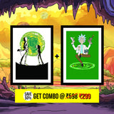 Rick & Morty Posters Combo @ 50% Off Limited Time Only