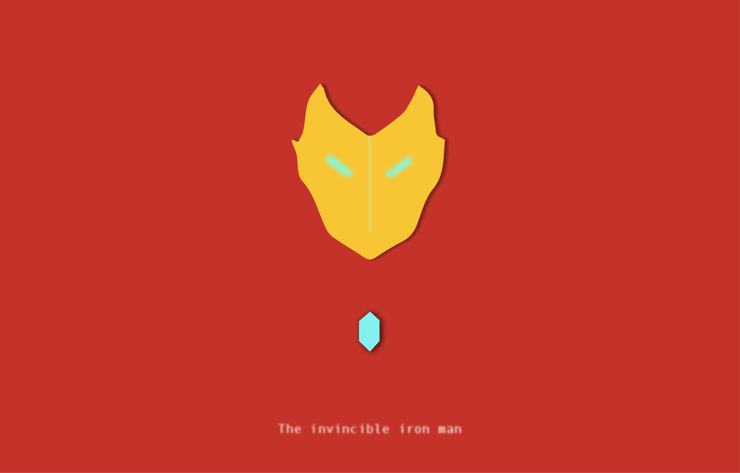 invincible iron man minimalist poster all new all different avengers Laptop Skins