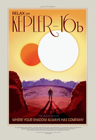 PosterGully Specials, Kepler-16b | Nasa Posters, - PosterGully