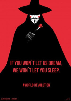 Wall Art, V for Vendetta, - PosterGully