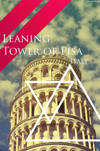 Wall Art, Leaning Tower of Pisa | Triangle, - PosterGully