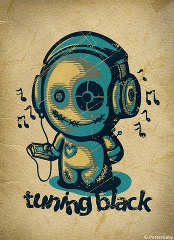 Wall Art, Tuning Black, - PosterGully