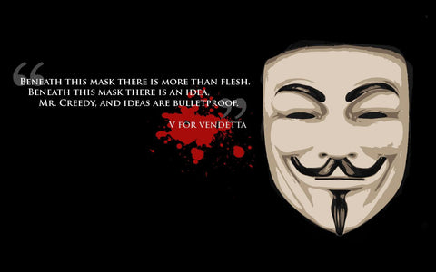 PosterGully Specials, V for Vendetta | Ideas Are Bulletproof, - PosterGully