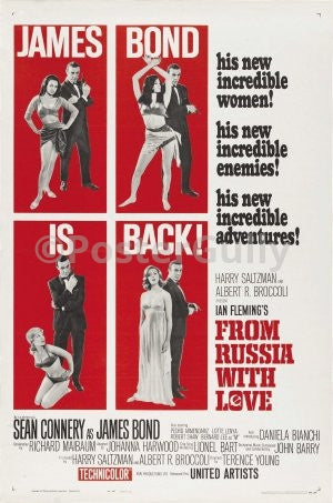 Wall Art, James Bond | From Russia With Love, - PosterGully