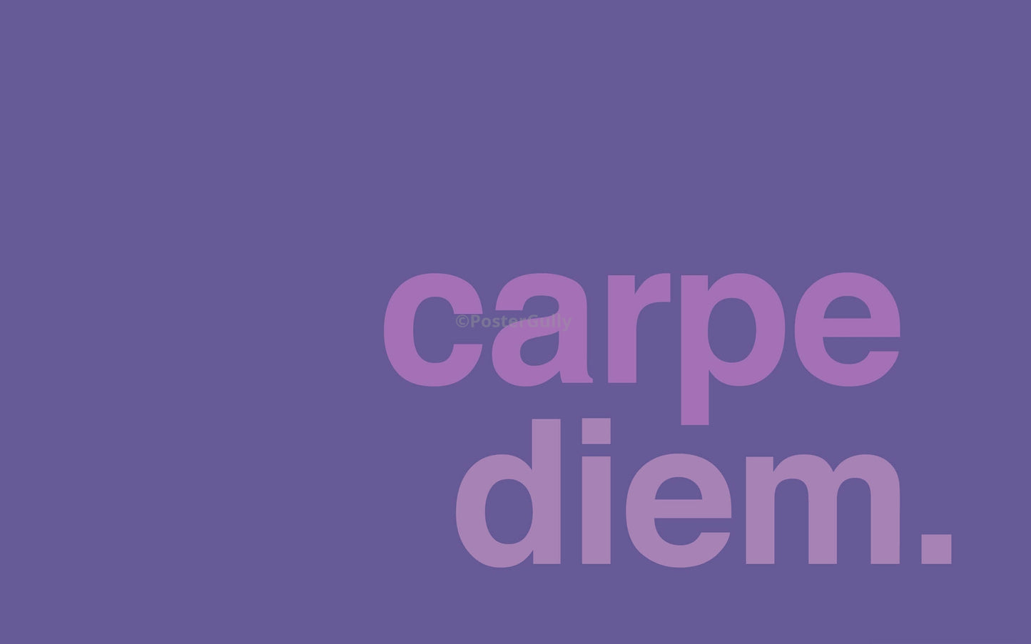 PosterGully Specials, Carpe Diem. Seize The Day, - PosterGully