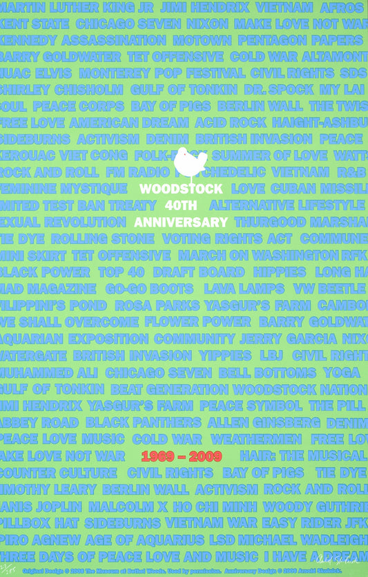 PosterGully Specials, Woodstock | 40th Anniversary, - PosterGully