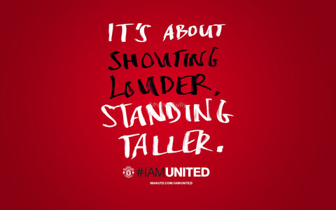PosterGully Specials, Manchester United | Standing Taller, - PosterGully
