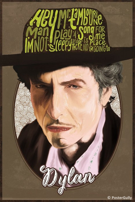 Wall Art, Bob Dylan Artwork | RJ Artworks, - PosterGully