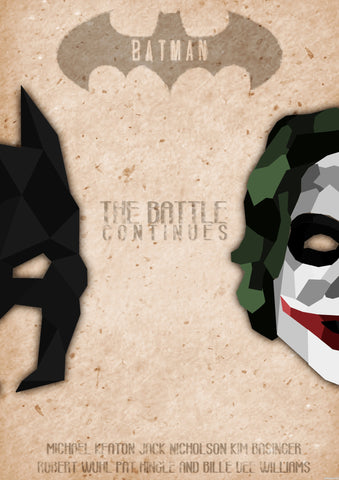 PosterGully Specials, Batman | The Battle Continues, - PosterGully