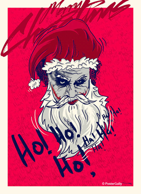 Wall Art, The Joker | Santa Claus Artwork